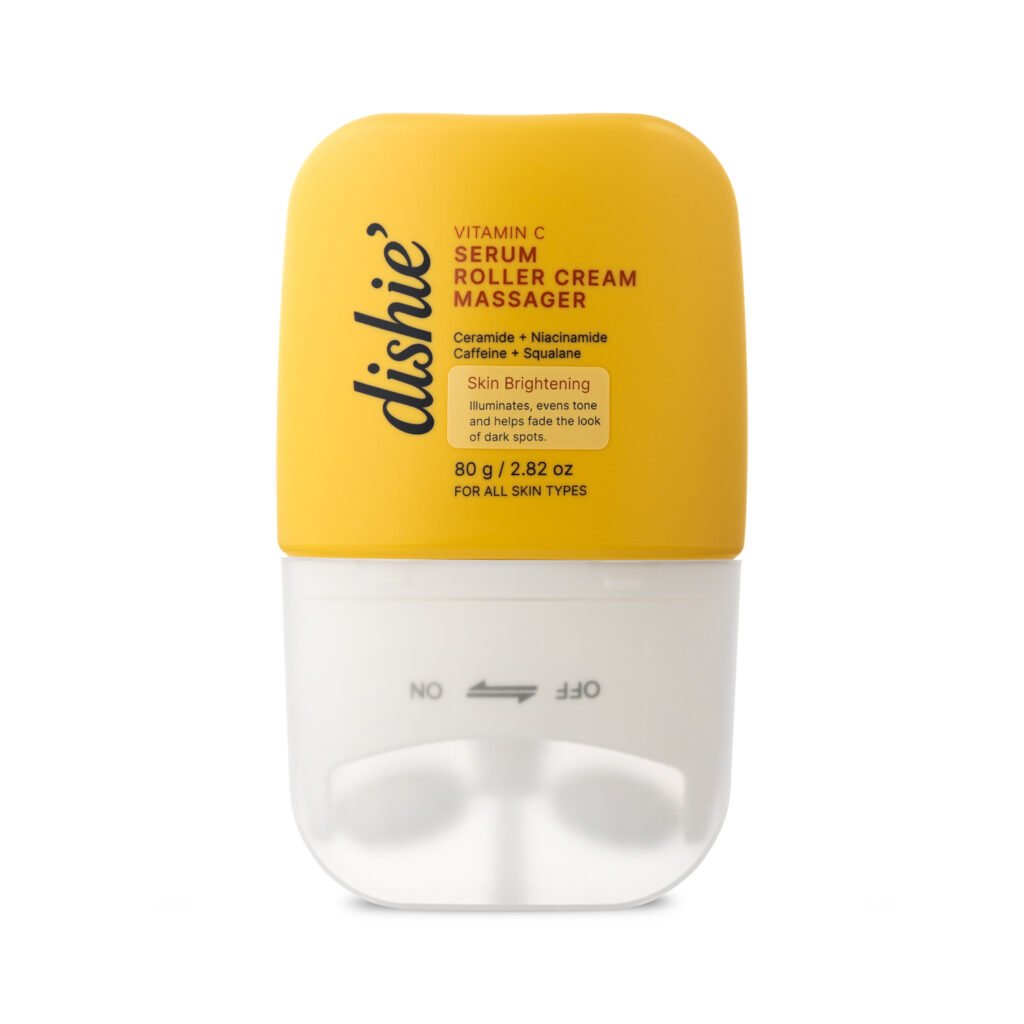 dishie Vitamin C Serum Roller Cream Massager 80g