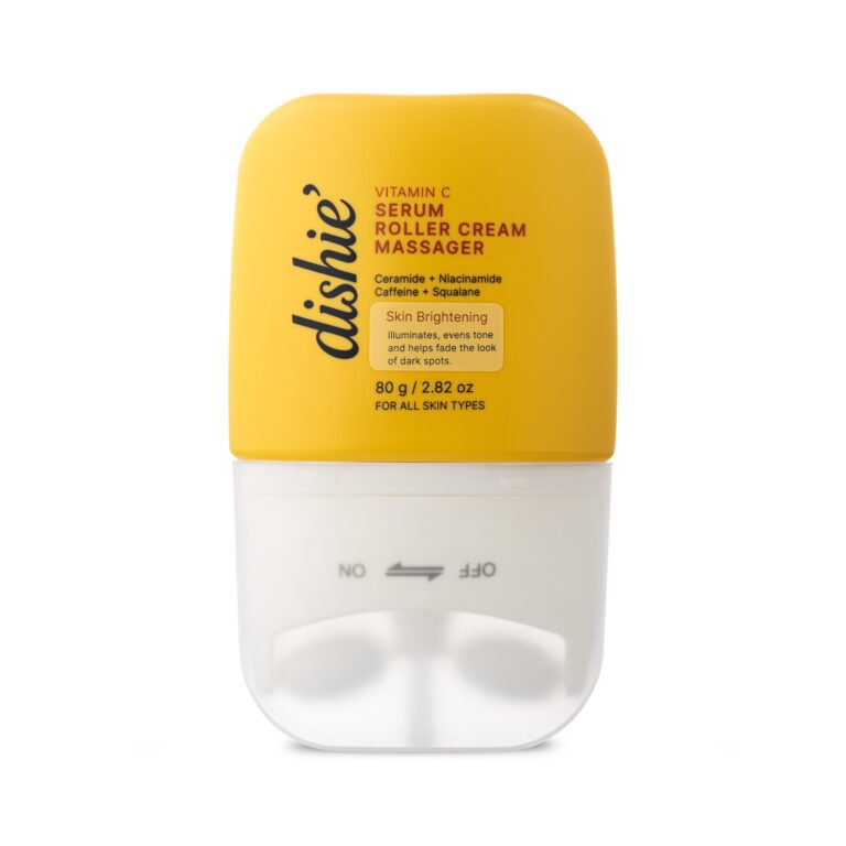 dishie Vitamin C Serum Roller Cream Massager 80g